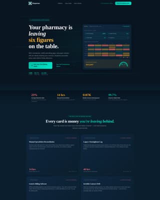 Pharmaceutical Software & SaaS Professional Website Template