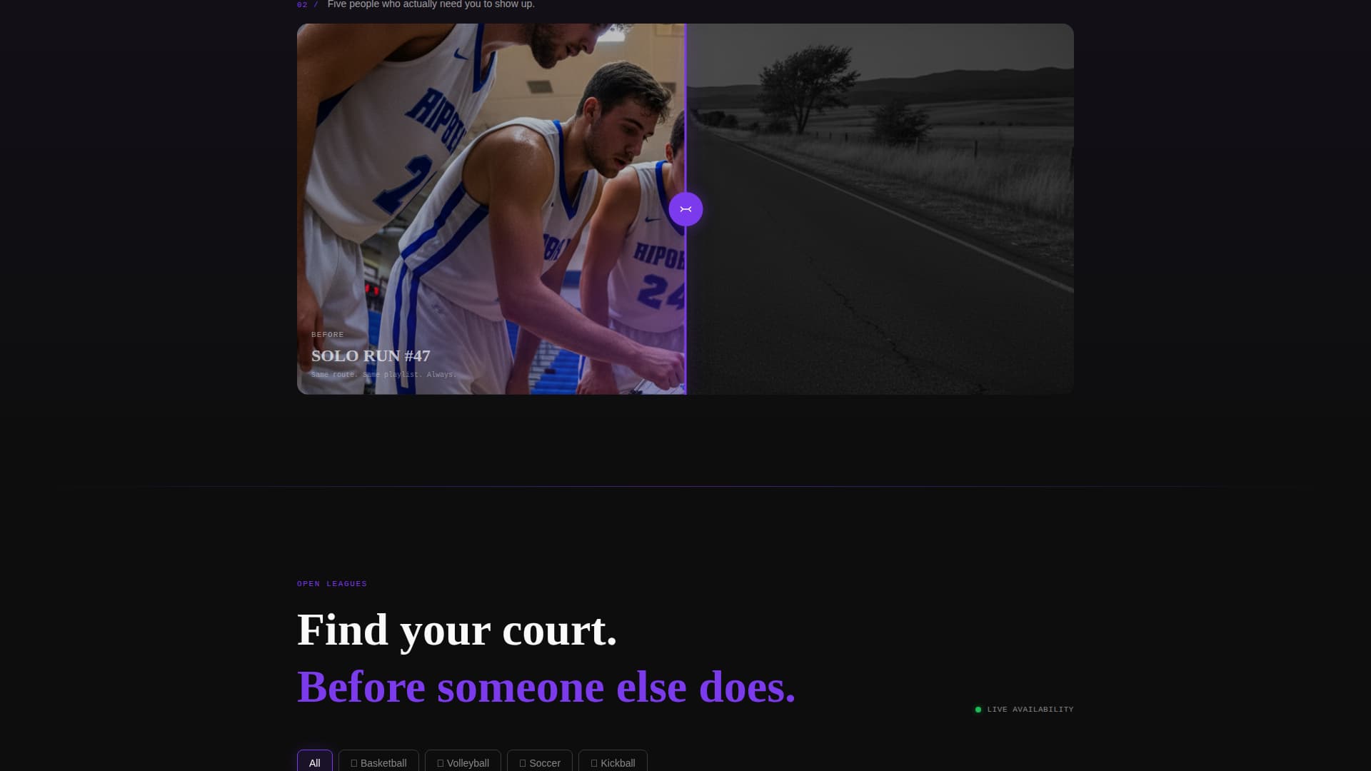 Whistle - Electrifying Sportsleague Landing Page Template