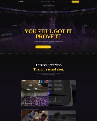 Whistle - Electrifying Sportsleague Landing Page Template
