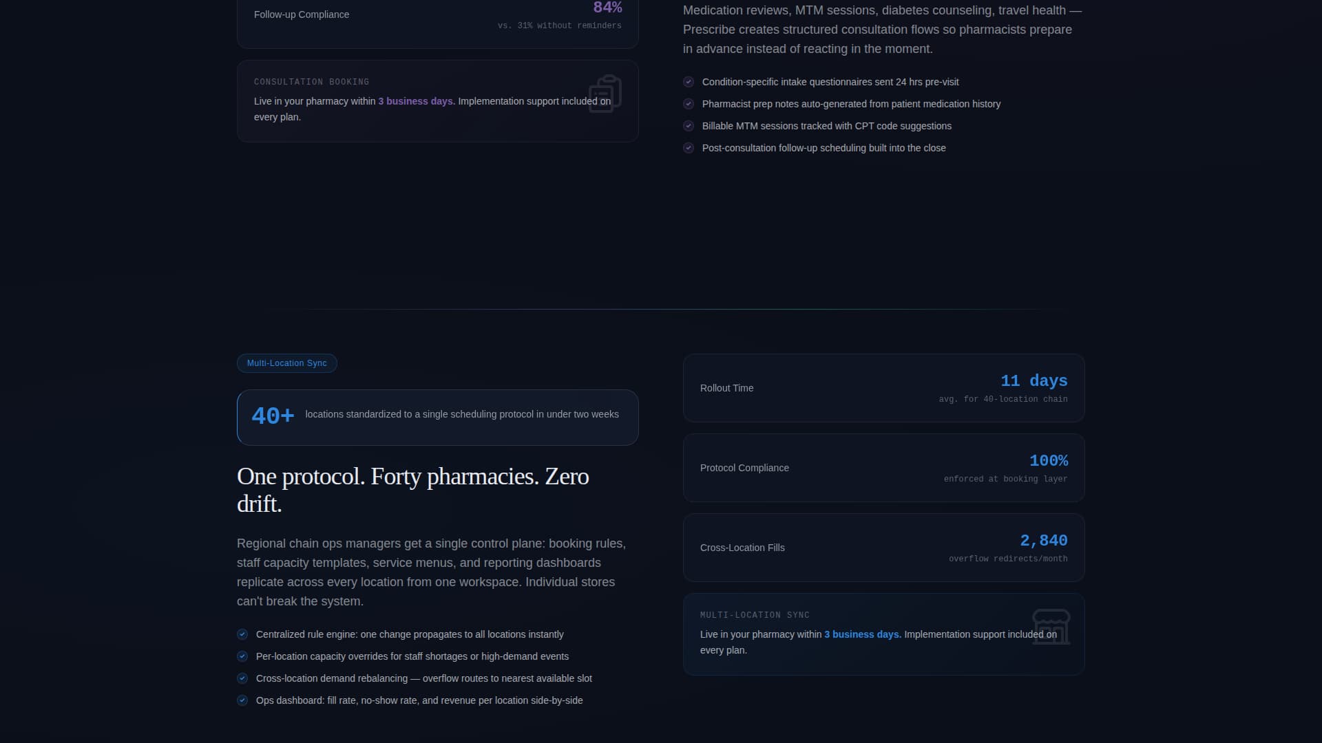 Prescribe - Dynamic Pharmaceutical Landing Page Template