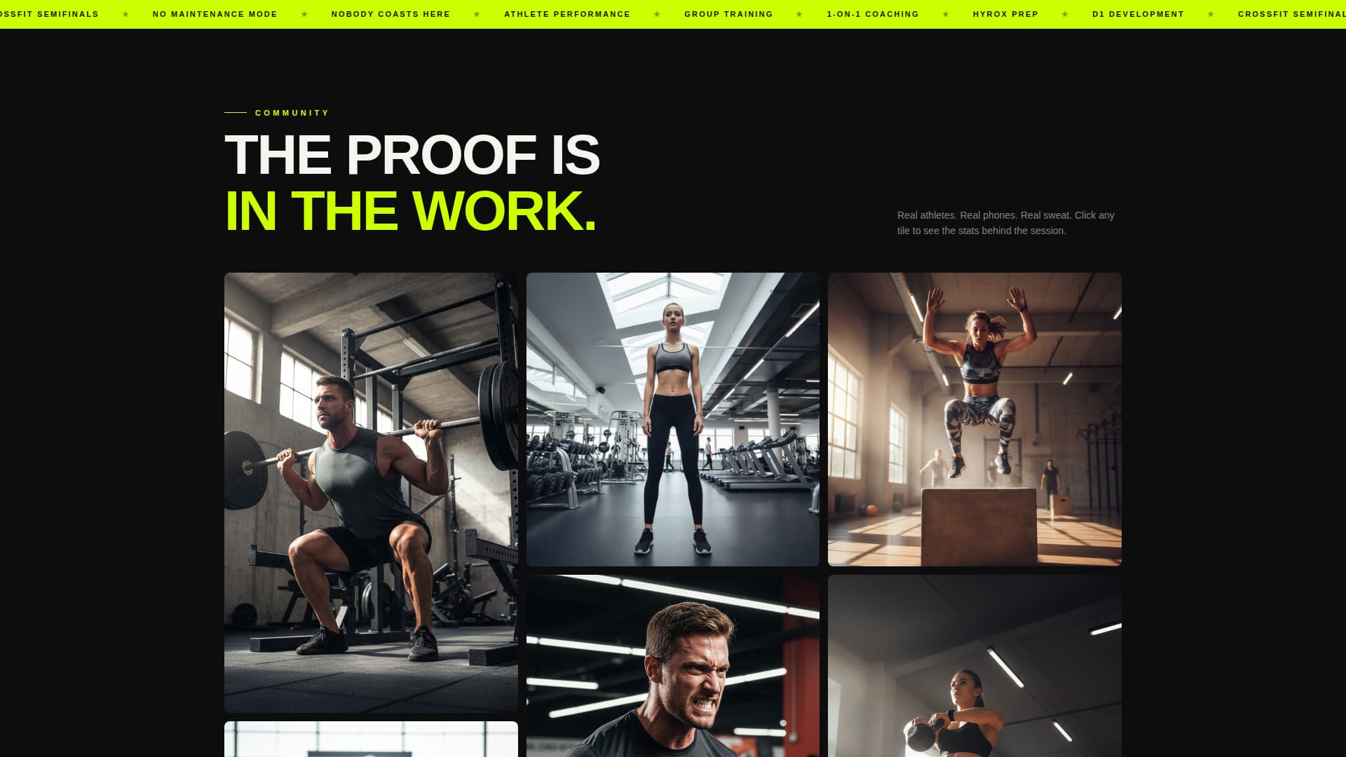 Grind - Highintensity Athletictraining Landing Page Template