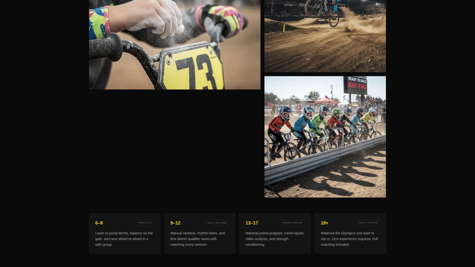Gatea - Highvoltage BMX Landing Page Template