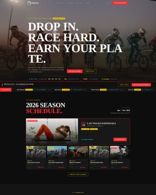Gatedrop - Highvoltage BMX Landing Page Template