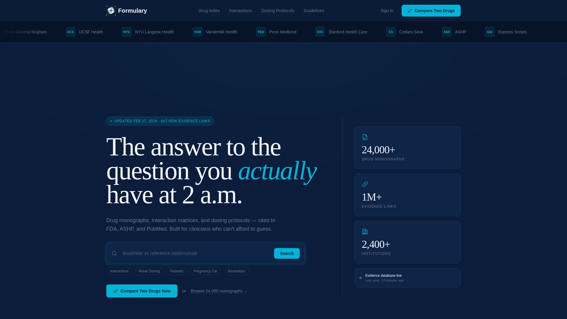 Pharmaceutical Digital Presence Professional Website Template