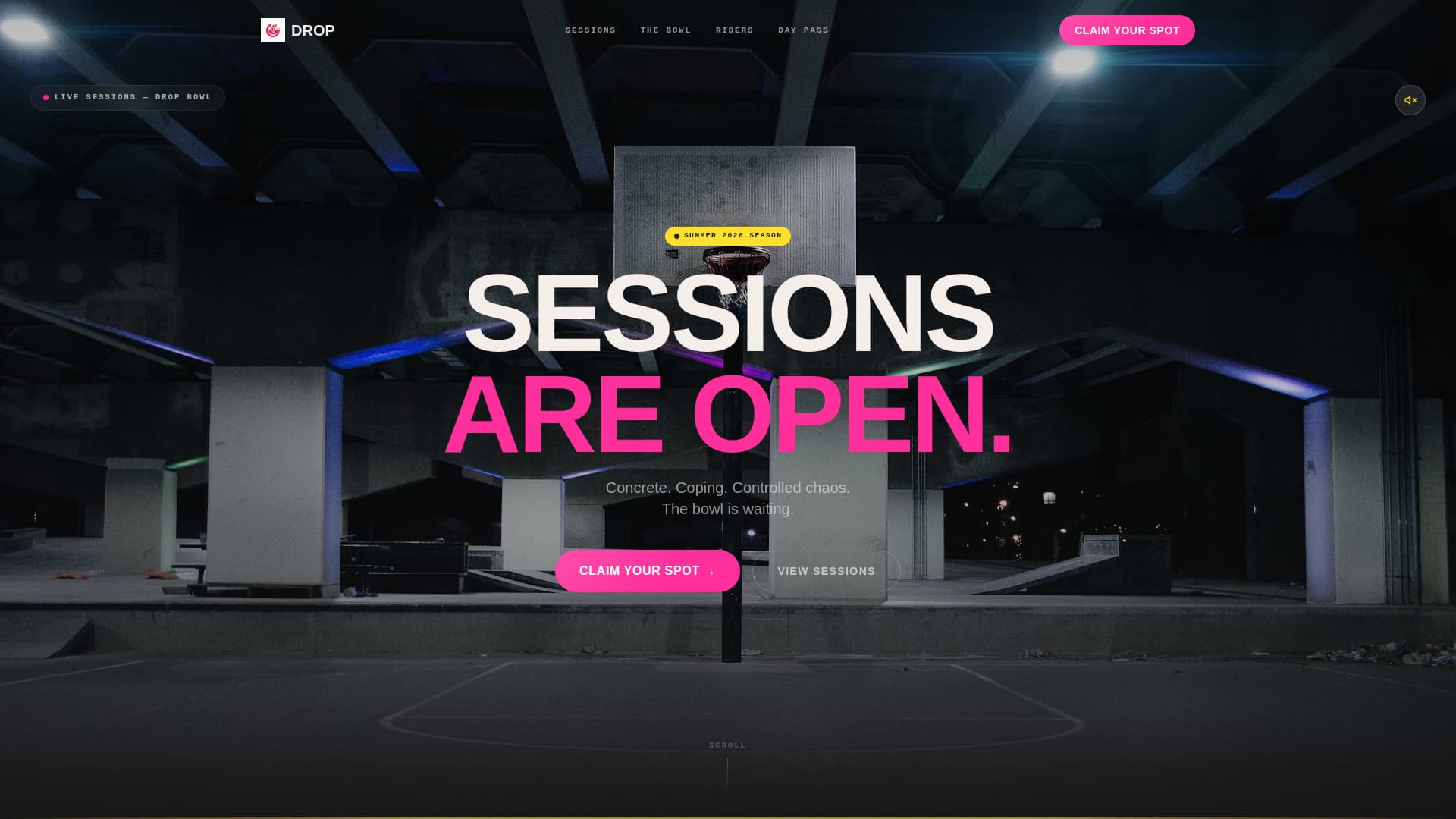 Drop - Electric BMX Landing Page Template