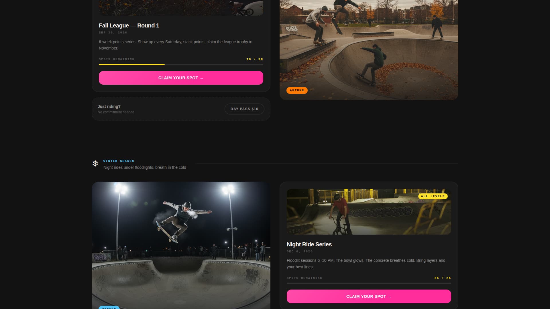 Drop - Electric BMX Landing Page Template