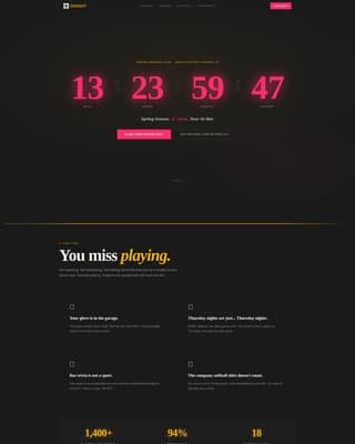 Dugout - Highimpact Baseball Landing Page Template