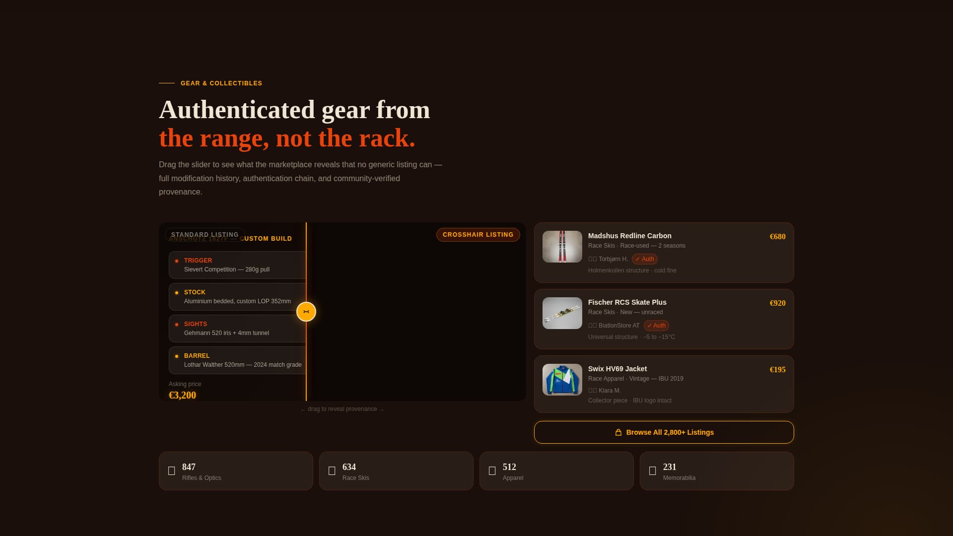 Endzone — Championship Biathlon Training Landing Page Template
