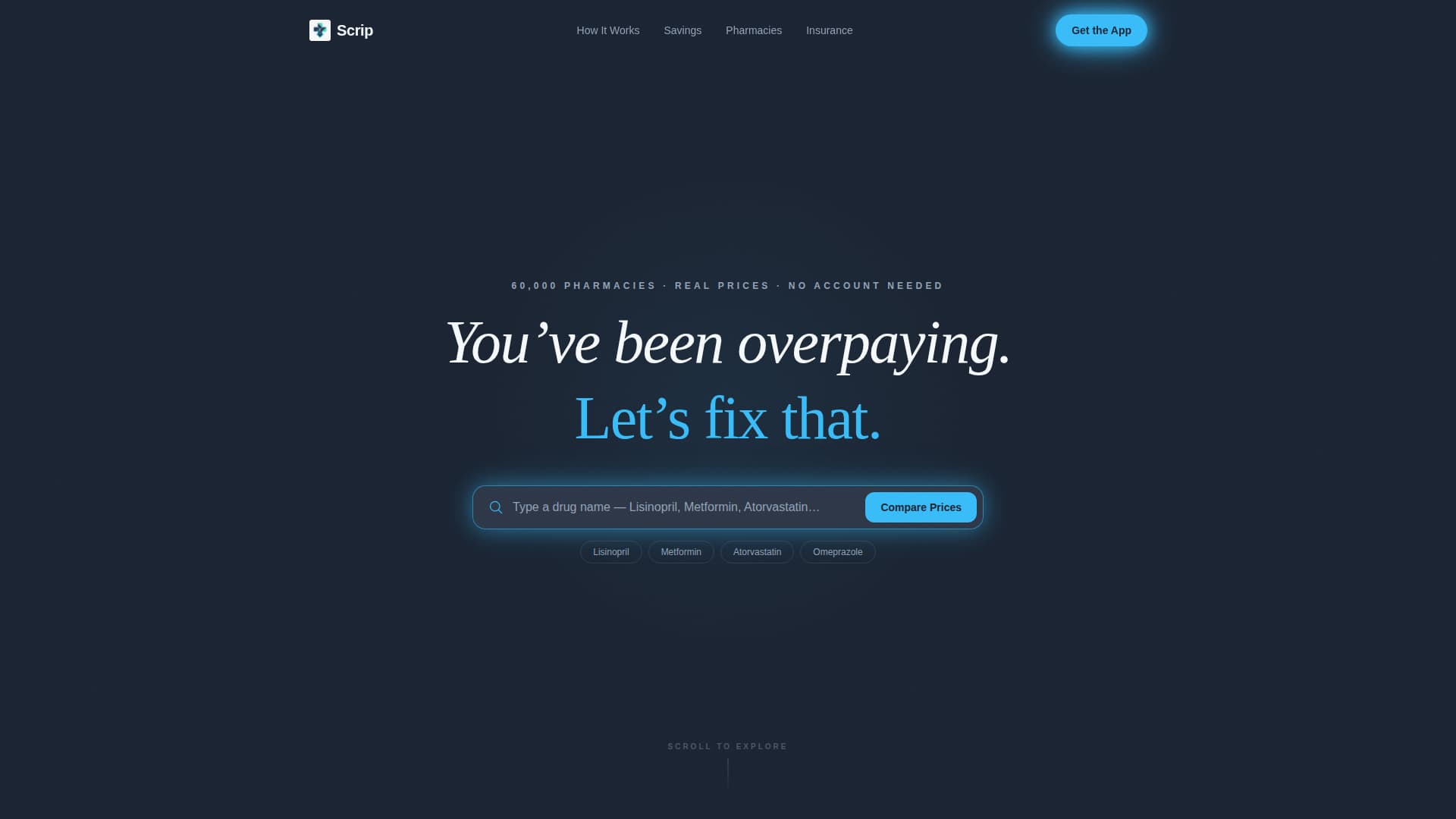 Scrip - Powerful Pharmacy Landing Page Template