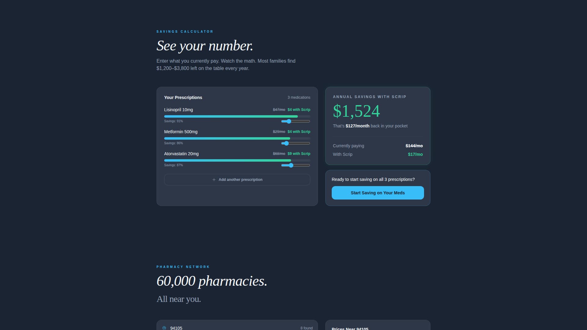 Scrip - Powerful Pharmacy Landing Page Template