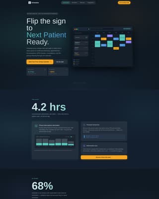 Schedule - Powerful Pharmacy Landing Page Template