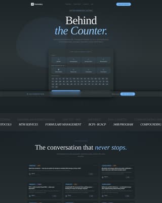 Formulary - Dynamic Pharmacy Landing Page Template
