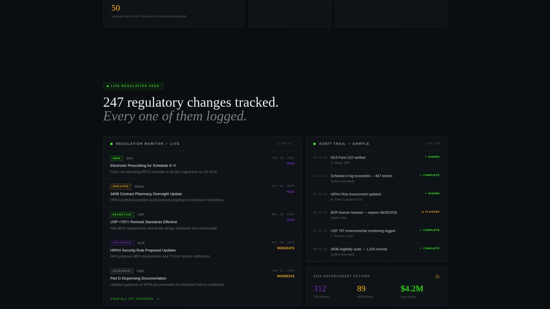 Pharmguard - Vigilant Compliance Landing Page Template