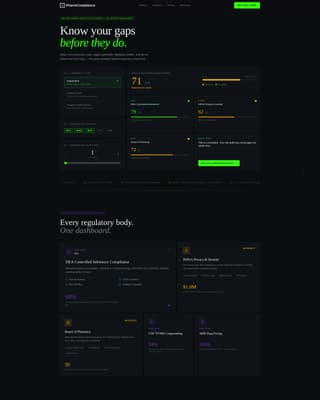 Pharmguard - Vigilant Compliance Landing Page Template