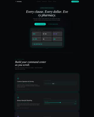 Formulary - Powerful Pharmacycontract Landing Page Template