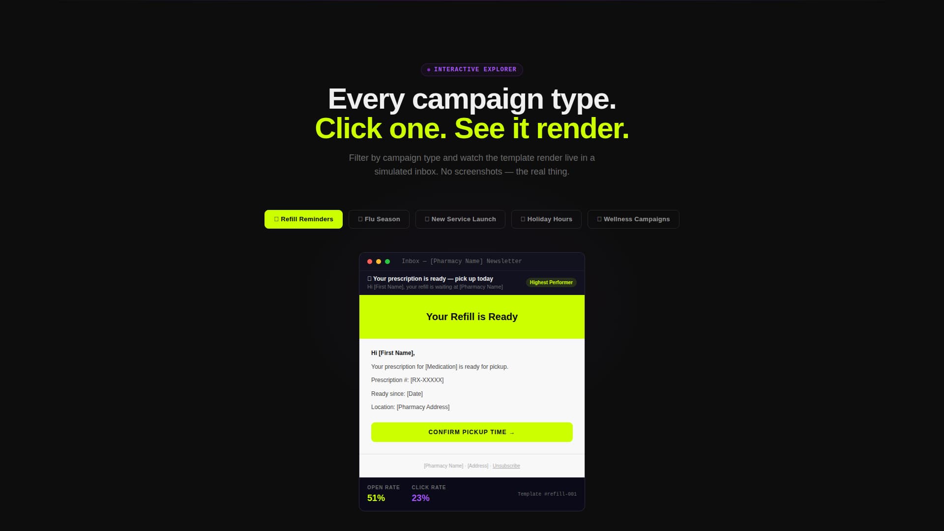 Prescribe - Bold Pharmacy Landing Page Template