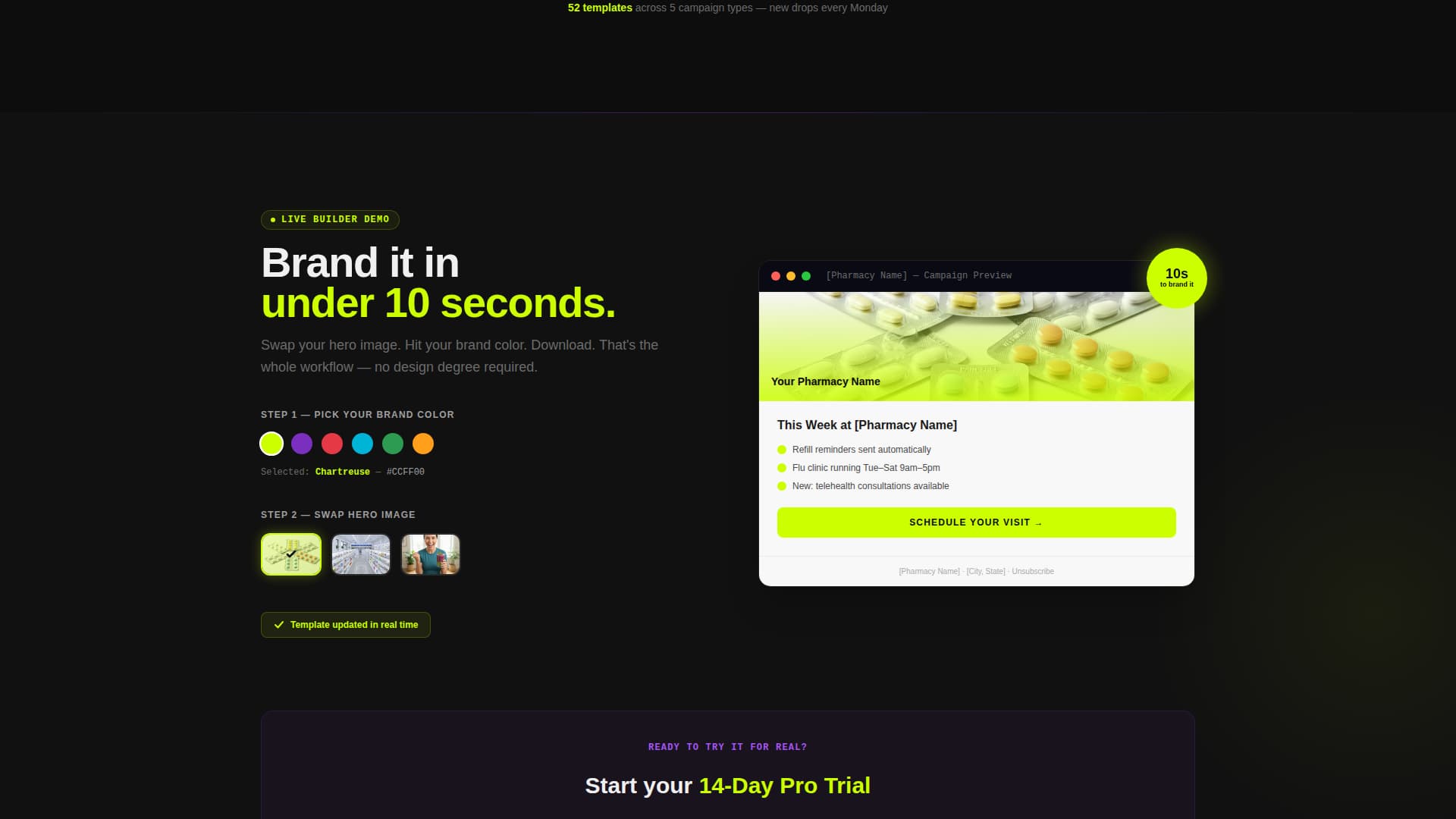 Prescribe - Bold Pharmacy Landing Page Template