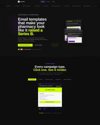 Prescribe - Bold Pharmacy Landing Page Template