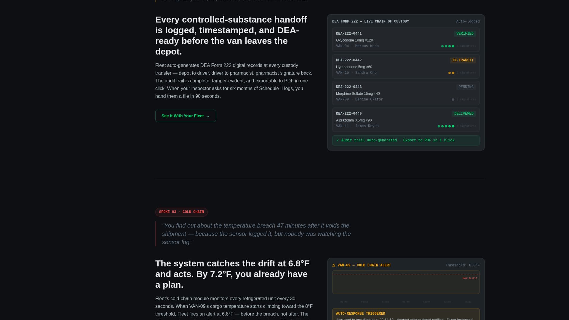 Fleetcommand - Powerful Pharmacyfleet Landing Page Template
