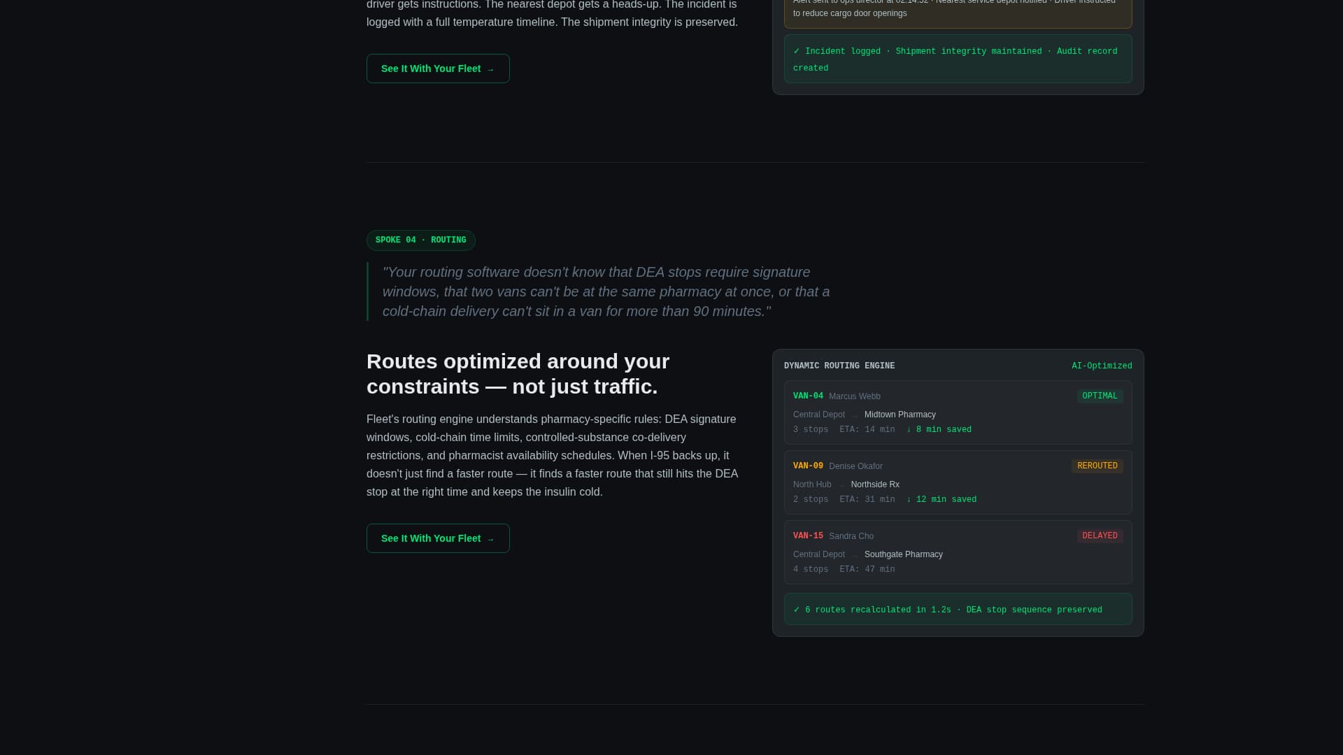 Fleetcommand - Powerful Pharmacyfleet Landing Page Template