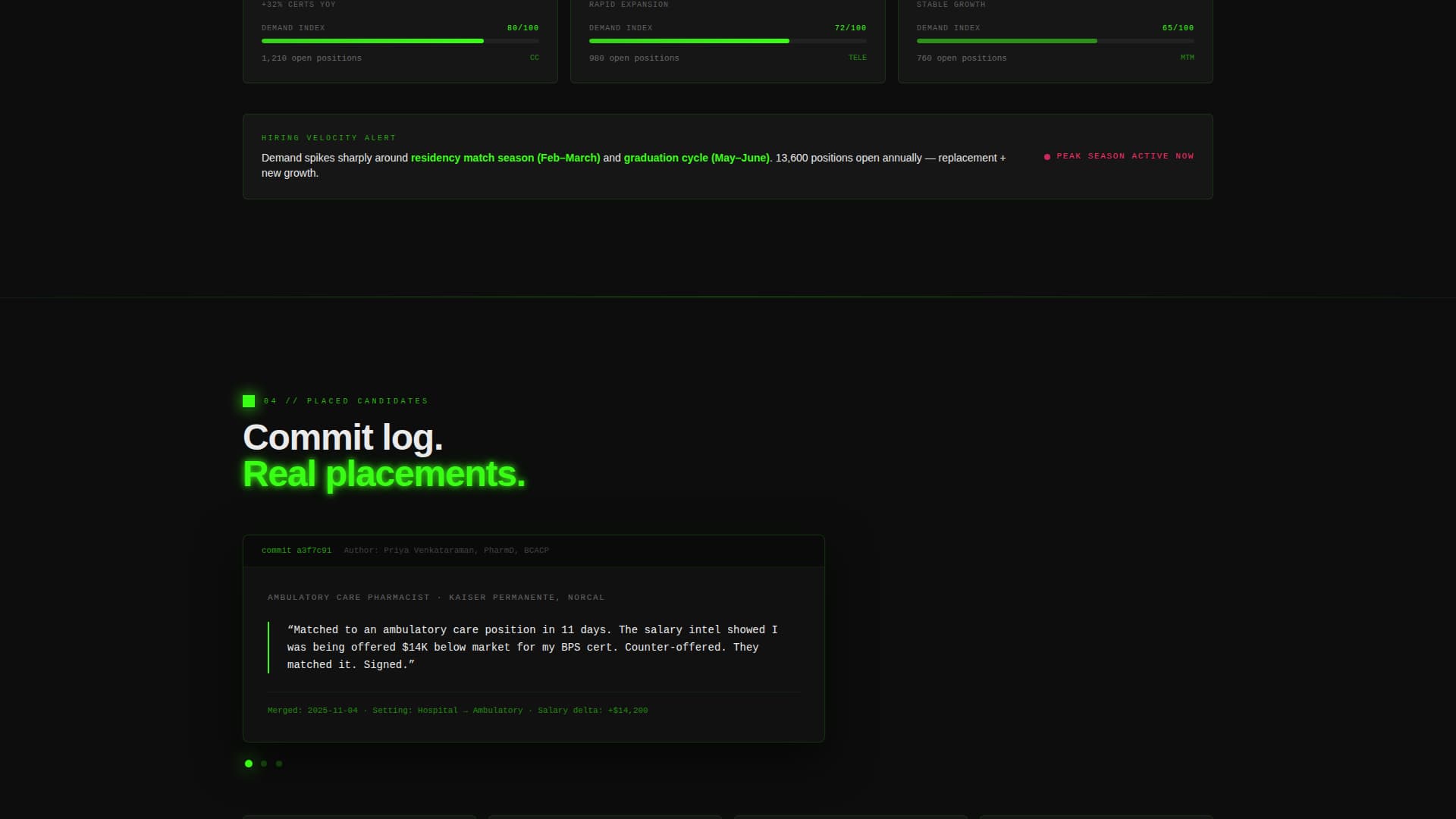 Dispense - Powerful Pharmacyjob Landing Page Template
