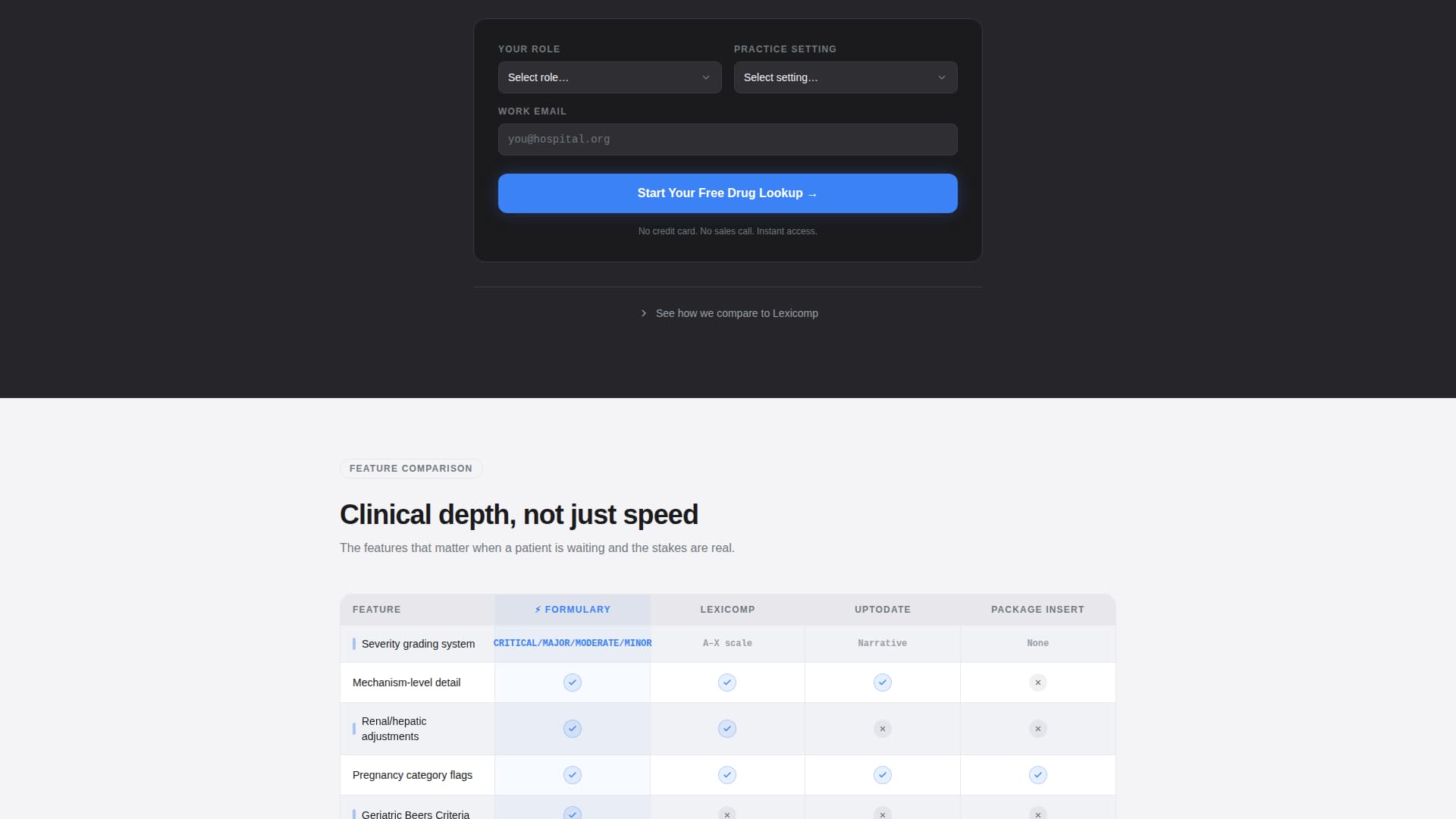 Formulary - Trusted Pharmacy Landing Page Template