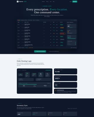 Dispense - Streamlined Pharmacy Landing Page Template