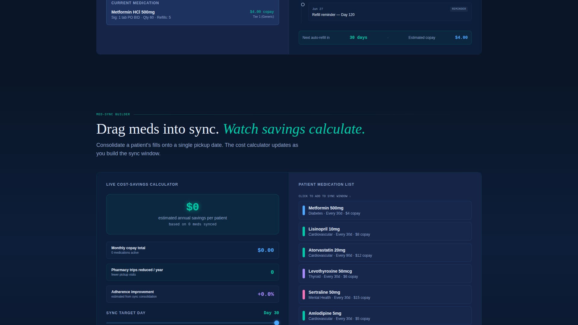 Refill - Powerful Pharmacy Landing Page Template