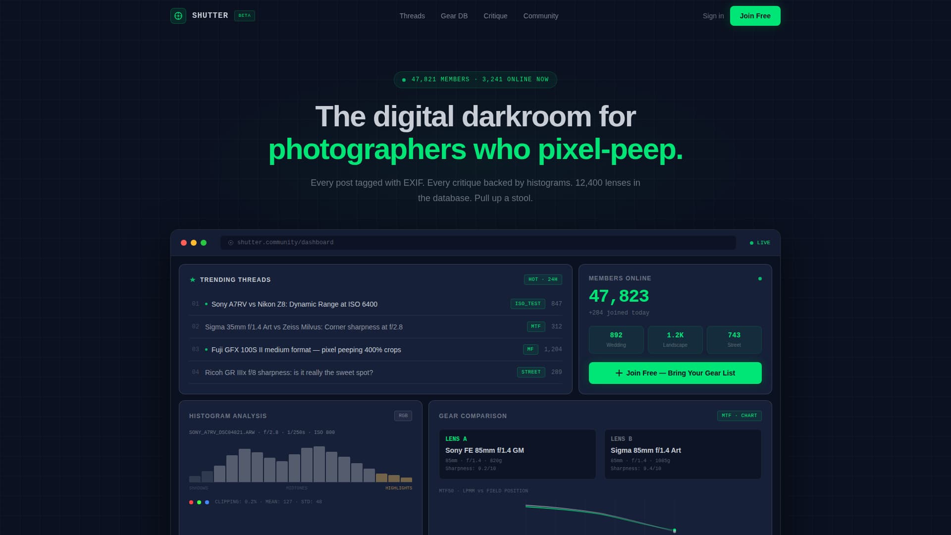 Frame — Masterful Studio Photography Landing Page Template