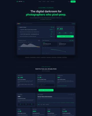 Frame — Masterful Studio Photography Landing Page Template