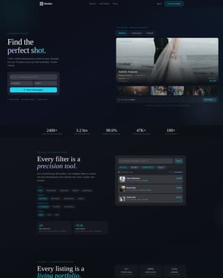 Shutter - Curated Photography Landing Page Template