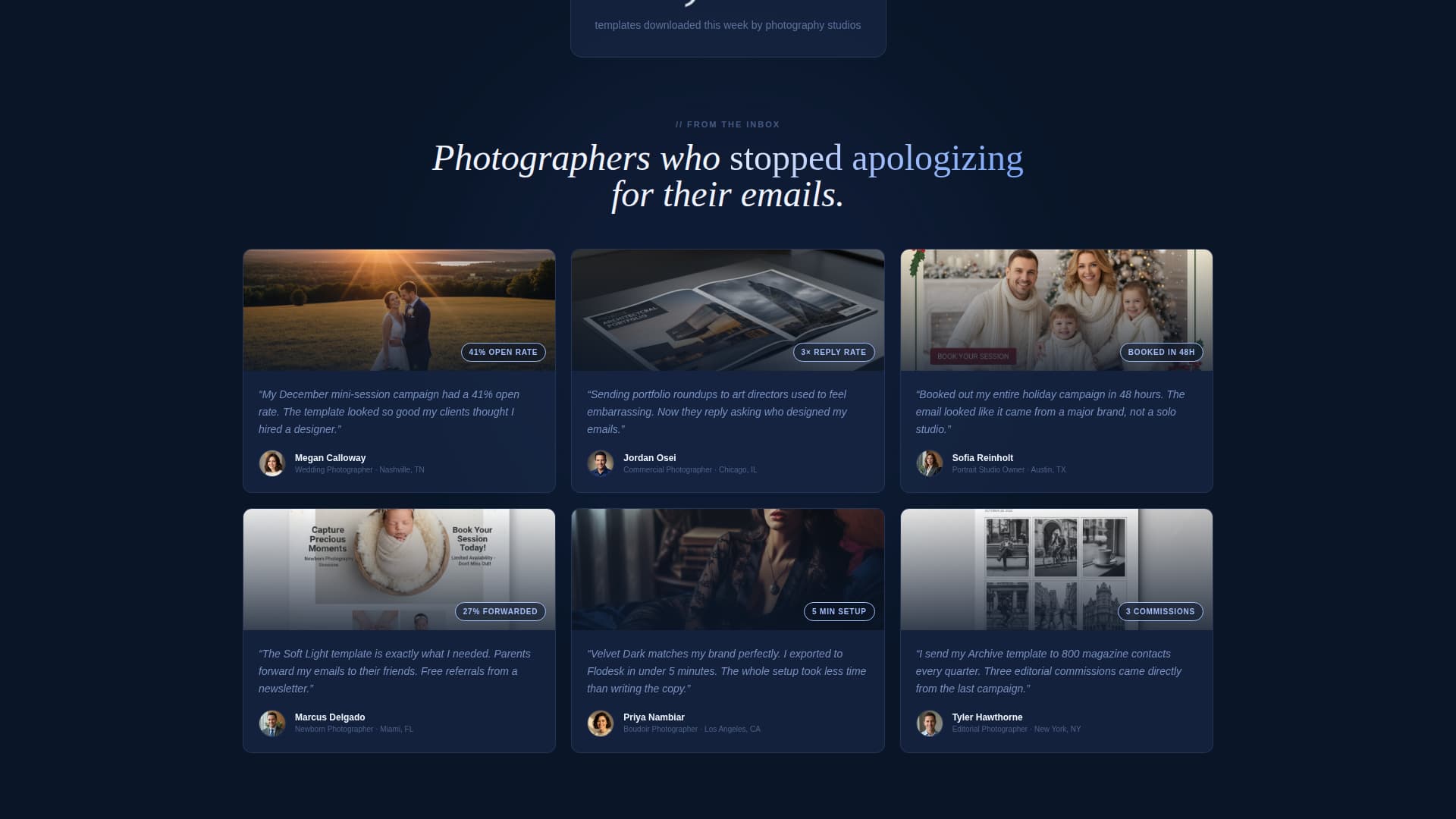 Shutter - Pixel Perfect Photography Landing Page Template