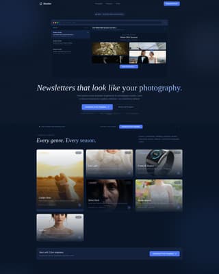 Shutter - Pixel Perfect Photography Landing Page Template