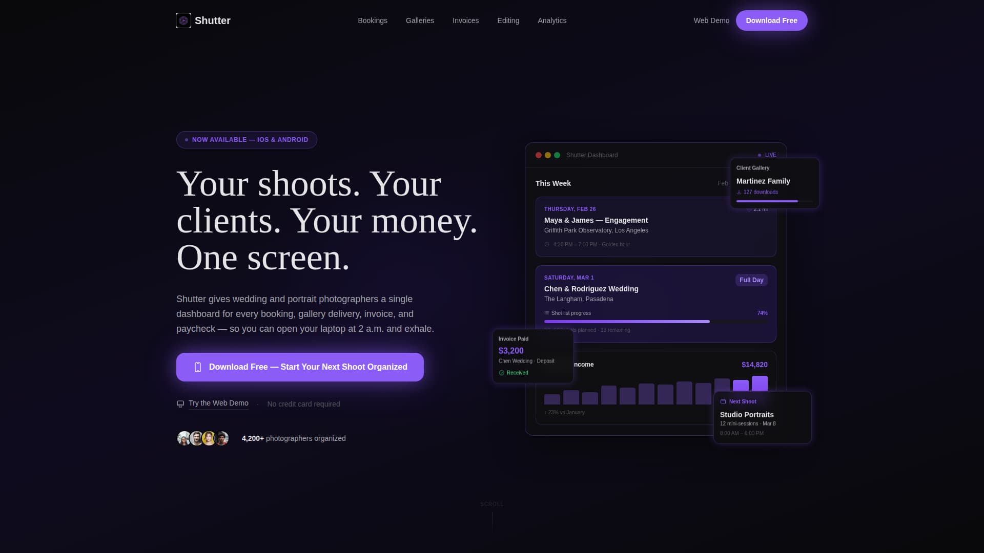 Aperture — Elite Photonic Computing Landing Page Template