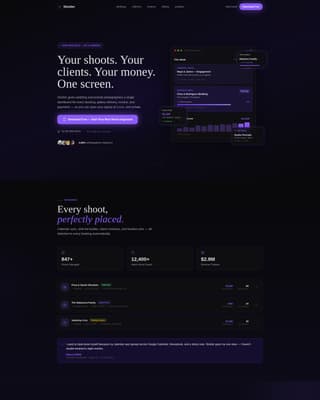 Aperture — Elite Photonic Computing Landing Page Template