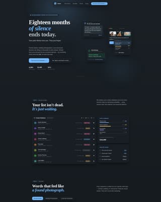 Focus — Dynamic Portrait Photography Landing Page Template