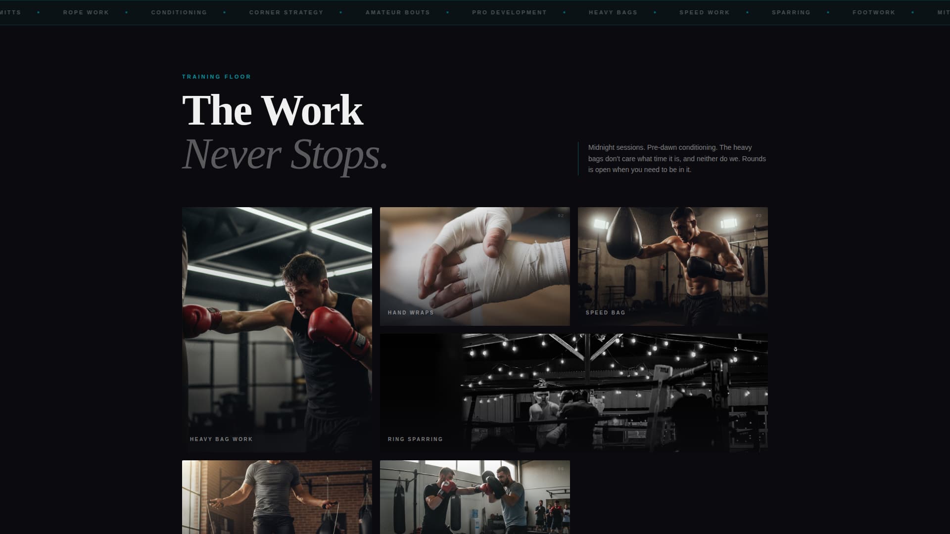 Boxing Professional Website Template