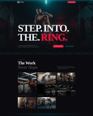 Boxing Professional Website Template