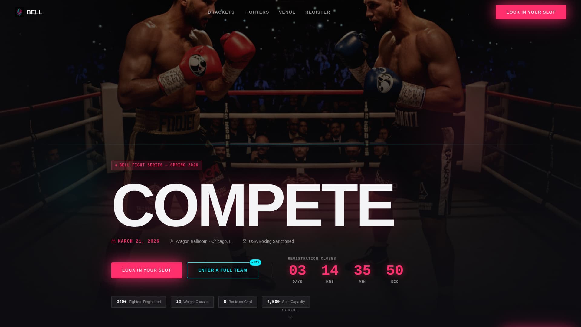 Boxing Specialist Professional Website Template