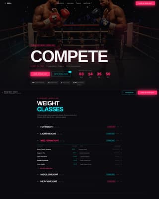 Boxing Specialist Professional Website Template