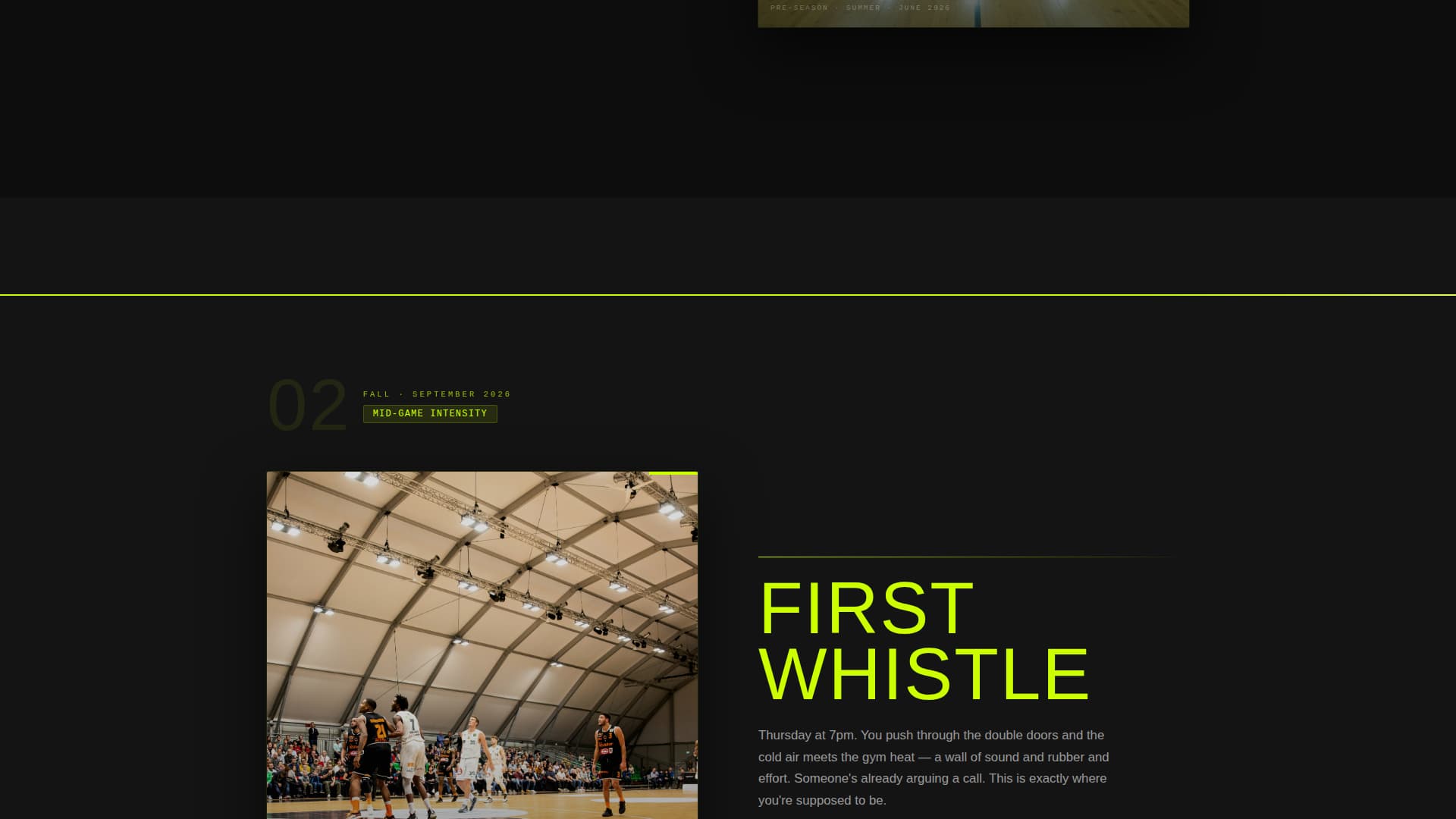 Sports Club & Team Professional Website Template