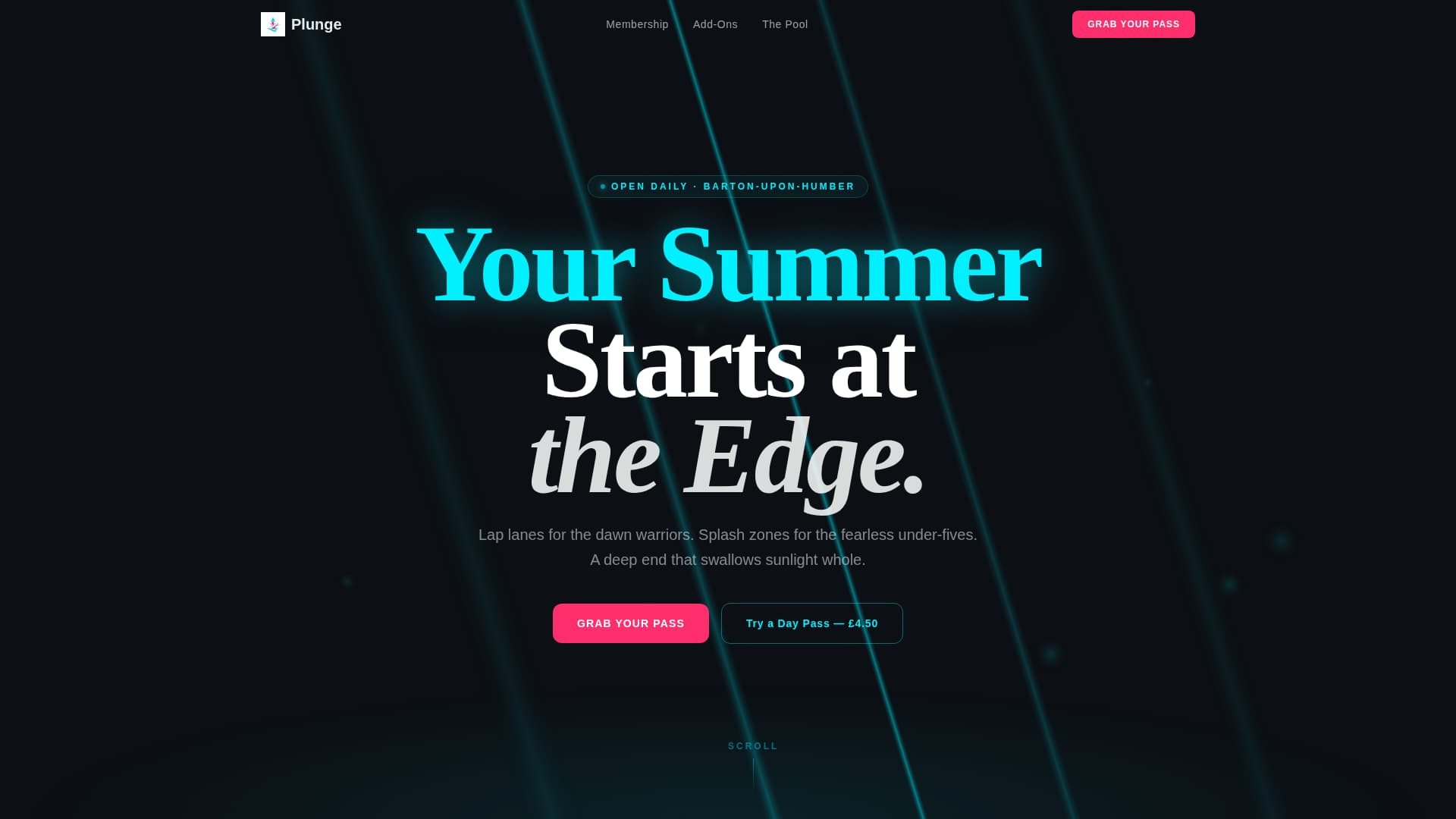 Swimming & Aquatic Center Reviews Website Template