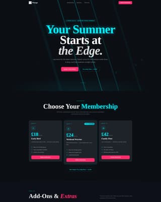Swimming & Aquatic Center Reviews Website Template