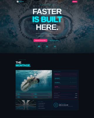 Swimming & Aquatic Center Professional Website Template