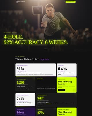 Cornhole Professional Website Template