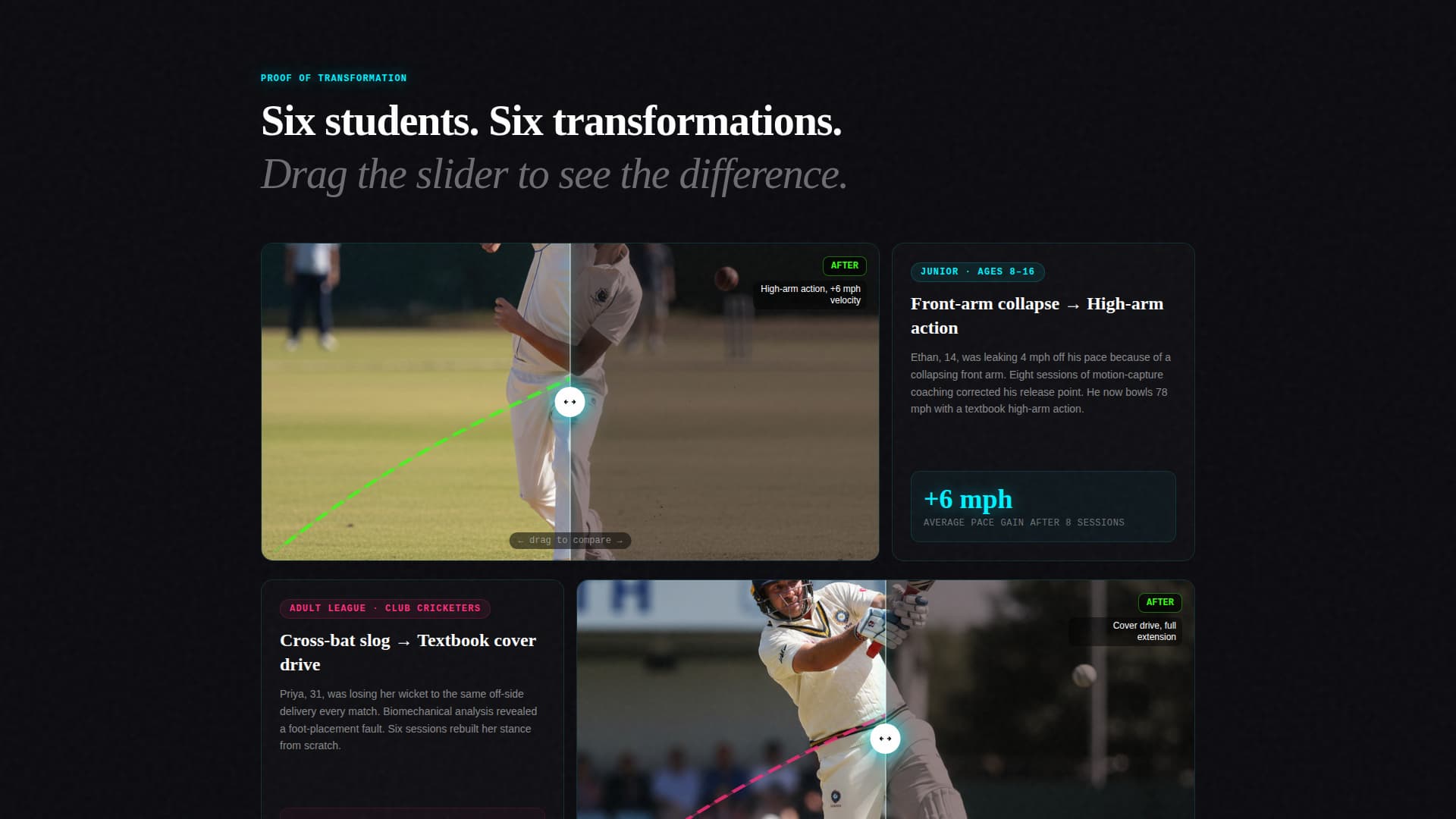 Cricket Advanced Booking Website Template