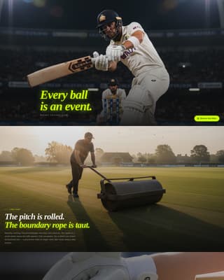 Sports Club & Team Booking Website Template