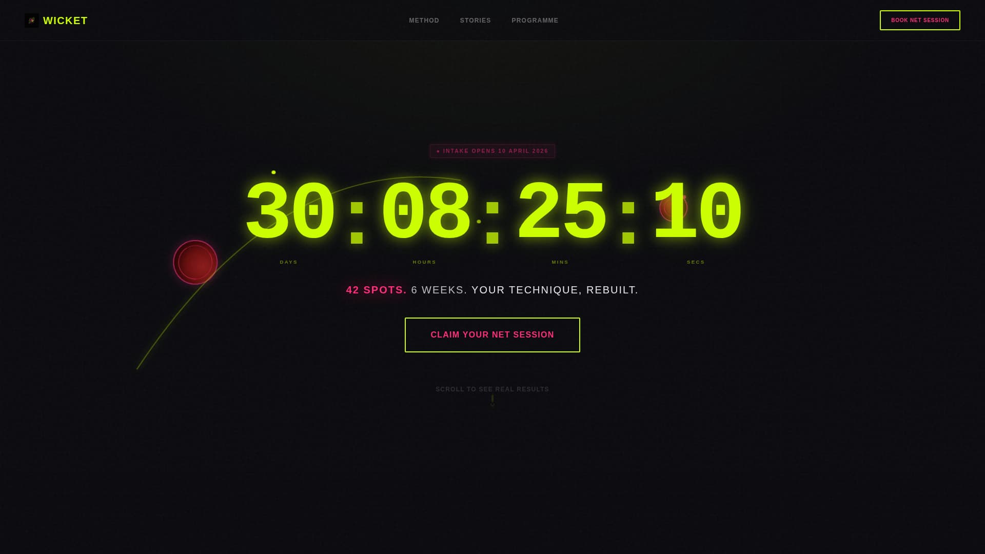 Cricket Booking Website Template