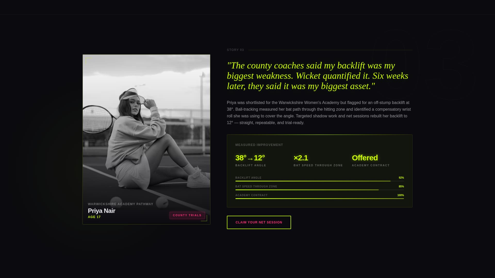 Cricket Booking Website Template