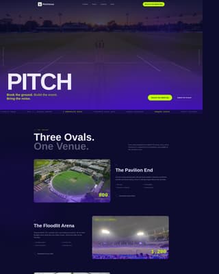 Cricket Specialist Booking Website Template